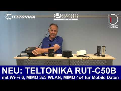 Dietz 2024: TELTONIKA RUTC50 - 5G - Wi-FI 6 Router mit MIMO 3x3
