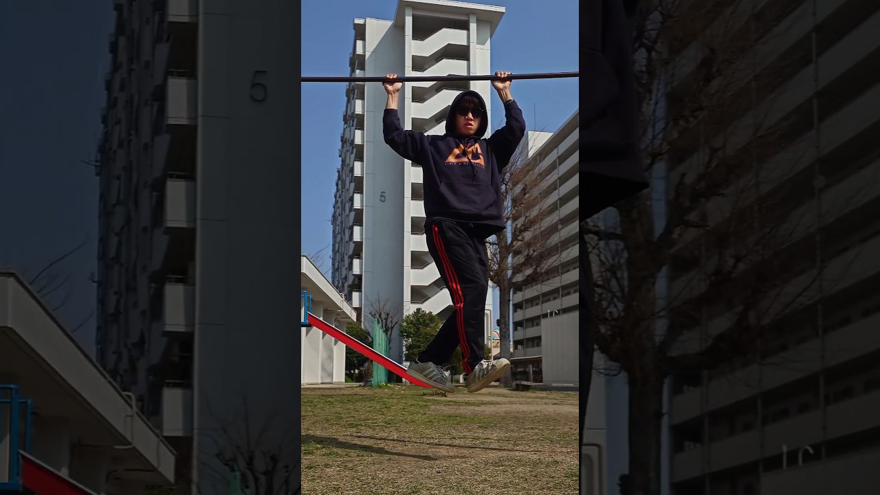 花見しながら筋トレだ！！ #自重トレーニング #training #cherryblossoms