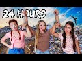 HANDCUFFED to my sisters for 24 HOURS! | Triple Charm