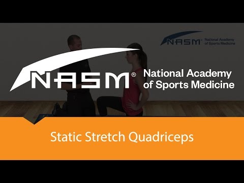 Static Quadriceps Stretch