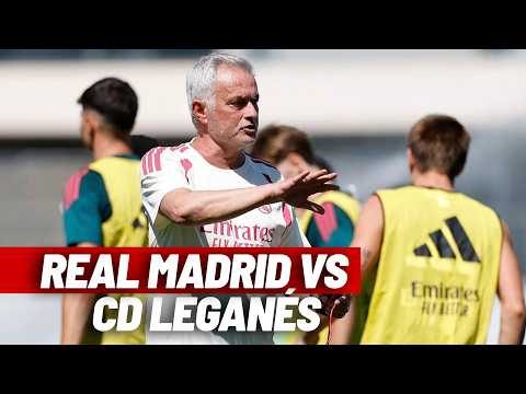 EN DIRECTO I El Real Madrid de Mourinho se entrena contra el Leganés, en vivo
