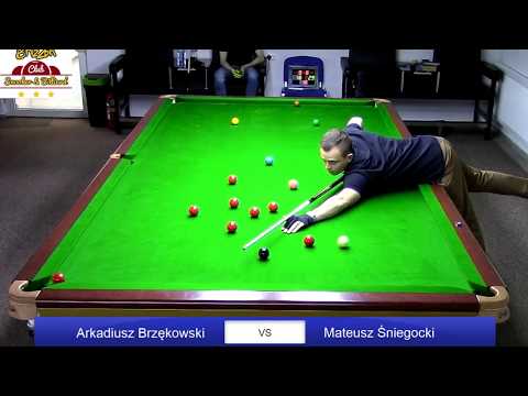 ĆWIERĆFINAŁ BrizZon Snooker Open II 2019 - Mateusz Śniegocki vs Arkadiusz Brzękowski