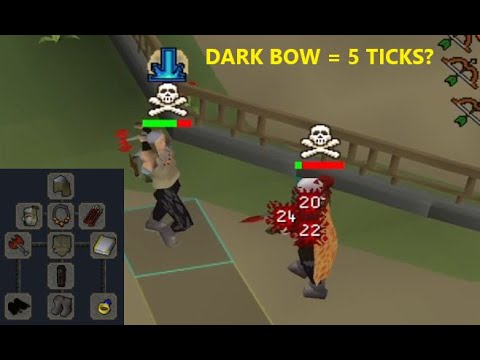 Range pure can stack 81 DAMAGE every 5 TICKS with this dragon thrownaxe spec trick (OSRS PVP PKing)