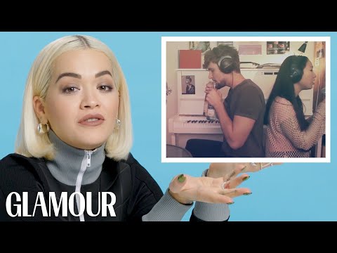リタ・オラ、YouTubeでファンカバーを見る｜グラマー (Rita Ora Watches Fan Covers on YouTube | Glamour)