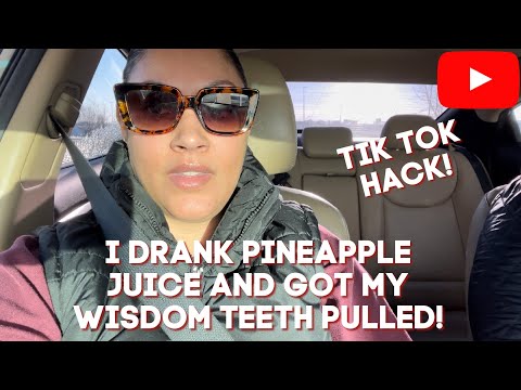 YouTube video about: Does drinking pineapple juice help with wisdom teeth?