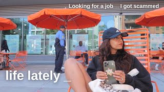 I GOT A JOB! (But first i got scammed) //Living in NYC