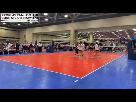 USAV 13U GJNC 2024 … PROPLAY-13NILOO VS Core STL -13U Navy ..( set-1 )