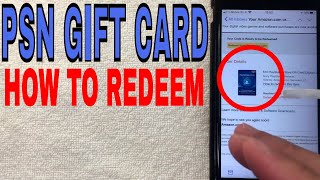 ✅  How To Redeem PSN Playstation Store Gift Card 🔴