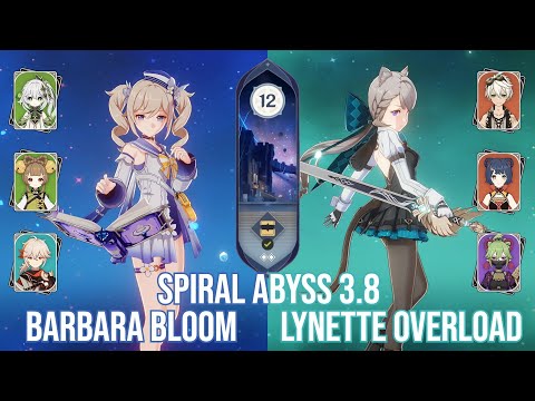 C6 Barbara Bloom & C6 Lynette Overload - Genshin Impact Abyss 4.0 / 3.8