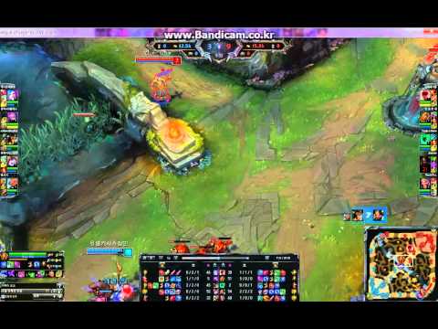 [KR Diamond] 인 중 한 대 Mid Swain vs Mid Lulu [7/1/4 Double Kill] 2015-04-19