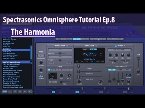Spectrasonics Omnisphere Tutorial Ep.8 - The Harmonia
