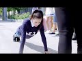 Kung Fu girl did 100 push-ups easily after running 10km under load! Even the instructor was stunned
