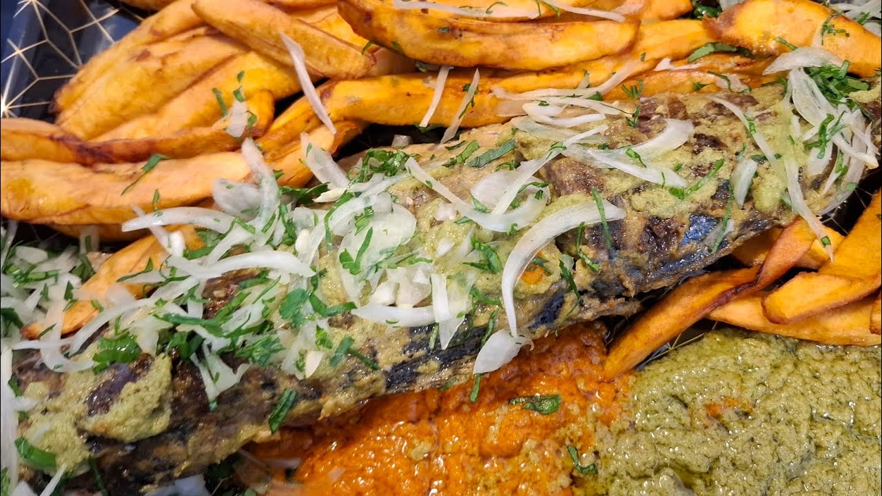 VERY DETAILED WAY OF MAKING CAMEROONIAN ROASTED FISH | POISSON BRAISÉ 😋. #food #delicious #yummy