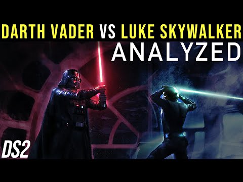 Darth Vader Vs Luke Skywalker Analyzed and Explained | Lightsaber Duels