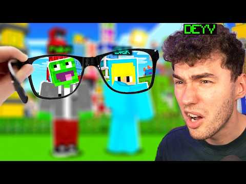 GRAM BEZ SWOICH OKULARÓW w Minecraft! (nic nie widzę)