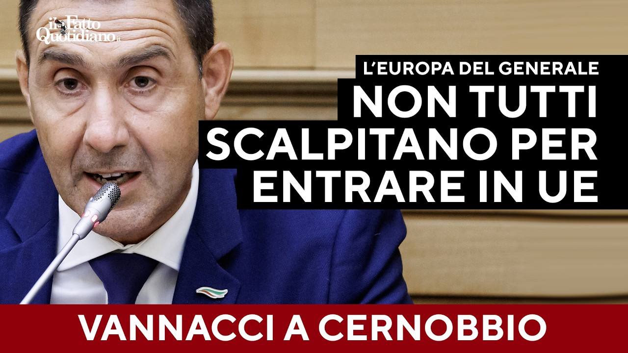 Vannacci: "Non tutti scalpitano per integrarsi nell'Ue e attacca i leader europei"