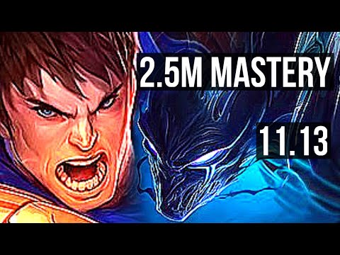 GAREN vs NOCTURNE (MID) | 6/0/5, 2.5M mastery, 900+ games, Dominating | KR Master | v11.13