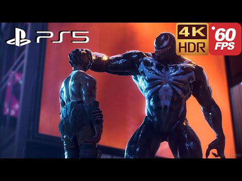 Harry Becomes Venom Escapes The Lab And Fights Kraven | Marvel's Spider-Man 2 PS5 60FPS 4K HDR