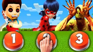 NE JAMAIS APPUYER SUR LE MAUVAIS BOUTON DANS MINECRAFT! Ladybug Nightwalk Ryder exe Pat patrouille