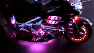 preview picture of video 'Boogey Lights on Gold Wing Trike'