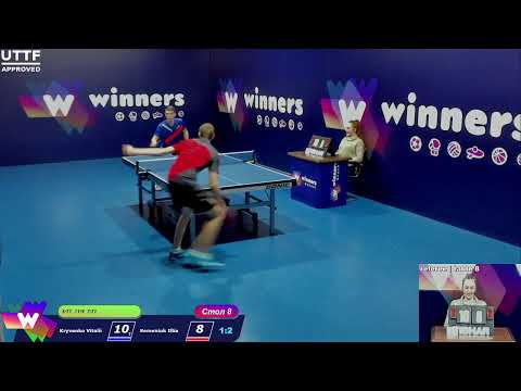 Kryvenko Vitalii - Semeniuk Illia.WINners CUP Table Tennis 8 12.01.2021 13:45