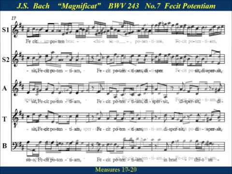 7 - JS Bach Magnificat - Fecit Potentiam - Tenor