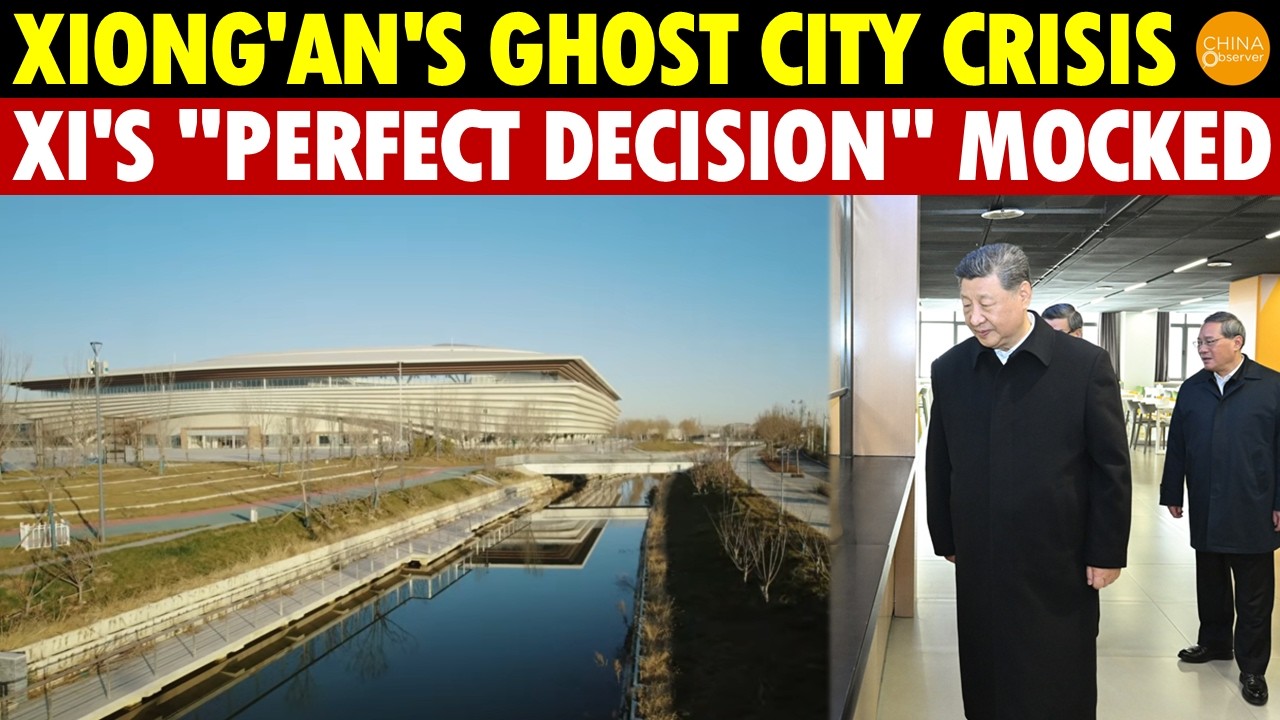 Xi Becomes a Global Joke!$200B Built the World’s Largest Ghost City—Yet He Calls It a Success