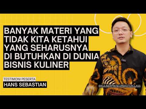 Materi yang Seharusnya Dibutuhkan di Dunia Bisnis Kuliner