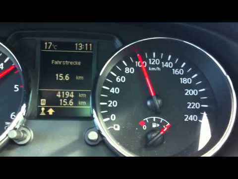 Test: 2012 Nissan Qashqai 1.6 l dCi 0-100 km/h Beschleunigung