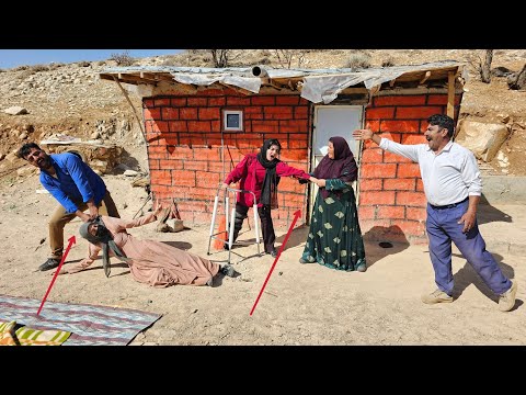 The second wife's parents came to visit him, which angered the evil first wife.