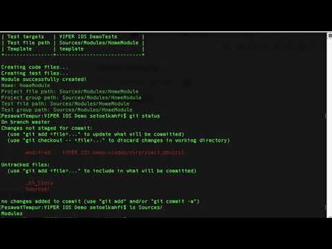 iOS VIPER Swift Tutorial - Generate VIPER Module with Generamba Code Generator