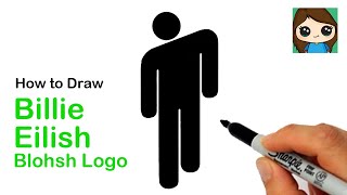 How to Draw the Billie Eilish Blohsh Logo 🎵