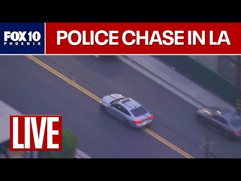 LIVE: Police chase of burglary suspect in Los Angeles | FOX 10 Phoenix