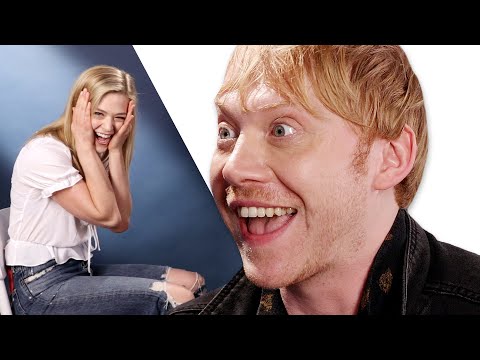 Surprise Staring Contest With Rupert Grint