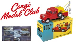 Corgi Model Club Land Rover Plus Some Good News
