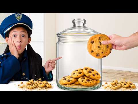 Andrea & Eva Pretend Play Cookie Mystery at the Park!