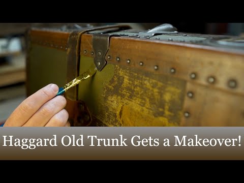 Steamer Trunk Restoration (Large) - This Thing Was HAGGARD!