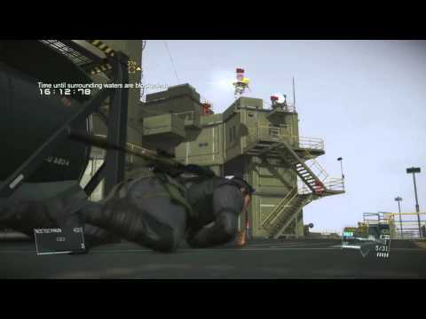 MGSV FOB Infiltration - Daylight nuke theft against defender and A++ snipers in stealth