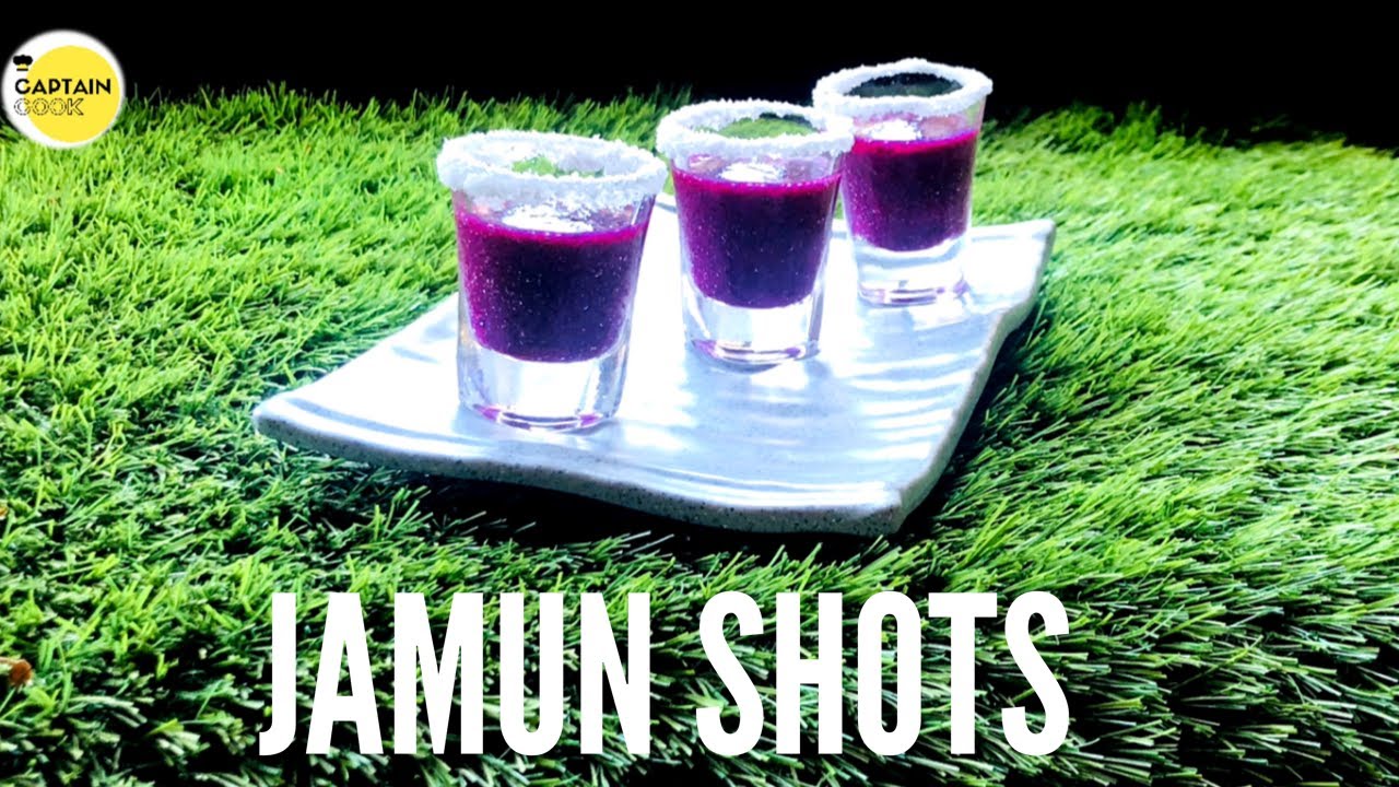 Jamun Shots Recipe | Jamun Shots | जामुन शॉट्स | how to make jamun shots