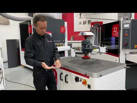 CIPR- Démo machine  manual grinder 10 series pour l'ébavurage l'arrondi des bords et la finition