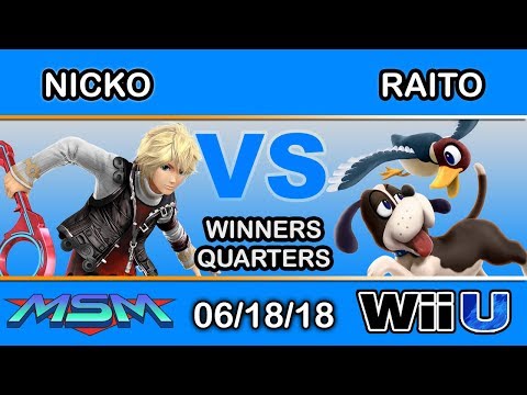 MSM 151 - FAD | Nicko (Shulk) Vs. CND | Raito (Duck Hunt) Winners Quarters - Smash 4