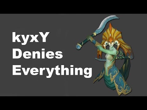 kyxY denied enemy hero Dota 2