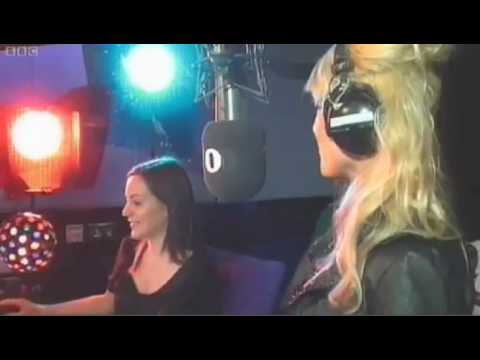 Freak Asylum singer Kelly Llorenna on Radio1 DJ Greg James show