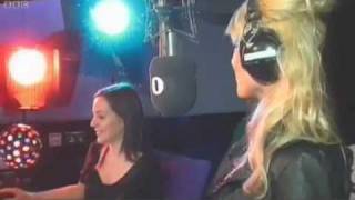 Freak Asylum singer Kelly Llorenna on Radio1 DJ Greg James show