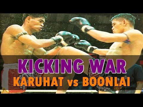 Boonlai and Karuhat - Beautiful Kicking | Muay Thai