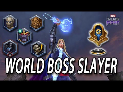 Thor T3 [Herald of Thunder]: SMASH 5 World Boss Ultimate with F2P Build 😍 I Marvel Future Fight