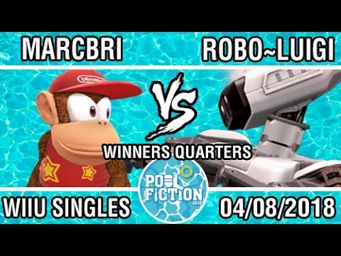 [POOL FICTION 2018] Marcbri (Diddy Kong) VS. Robo~Luigi (Rob) - SSB4 - Winners Quarters