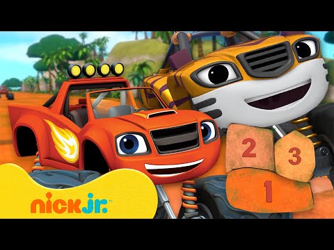 Capa de Blaze and the Monster Machines | Medição e Mais com Blaze e os Monster Machines! | Nick Jr.