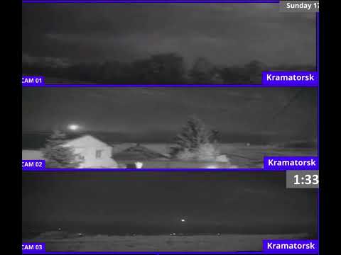 20220717   Kramatorsk Cam 1, 2 &  3 Outgoing and Hit
