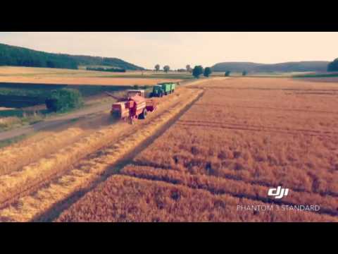 Dreschen 2017 mit Fahr M1302